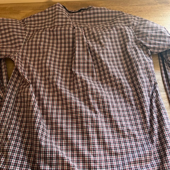 Cinch Button Down Western Shirt Men's L Red/black Plaid Cowboy Rodeo - Picture 4 of 4